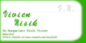 vivien misik business card